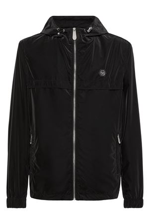 Black Nylon Windbreaker PHILIPP PLEIN | FADCMRB2501PNY002N02